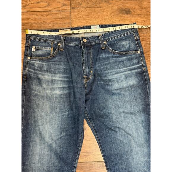 AG Adriano Goldschmied Men's The Graduate Tailored Leg Blue Jeans Sz 36x33 - Picture 8 of 9